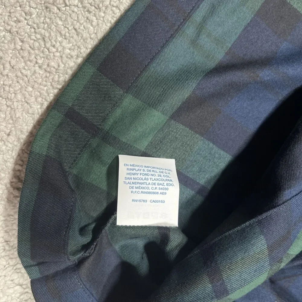 Polo Ralph Lauren Pajama Shirt Mens Large Sleepwear Plaid Comfy Cozy Cabin NWT - Picture 7 of 14